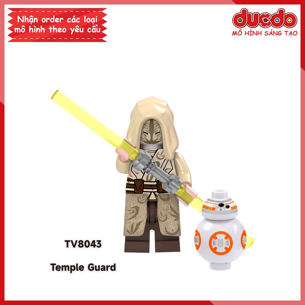 Minifigures nhân vật Chiến tranh giữa các vì sao - Đồ chơi Lắp ghép Xếp hình Mini Mô hình TV6106