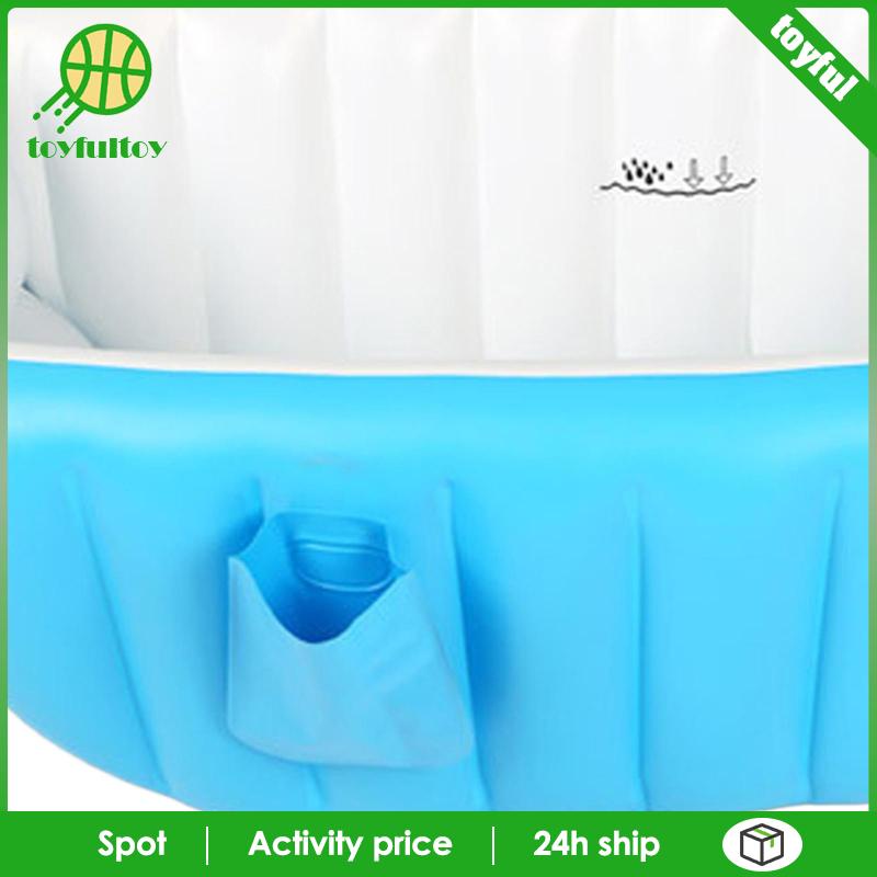 Bể bơi Bơm Hơi Bằng PVC Có Thể Gấp Gọn Cho Bé 1 2 3 Tuổi