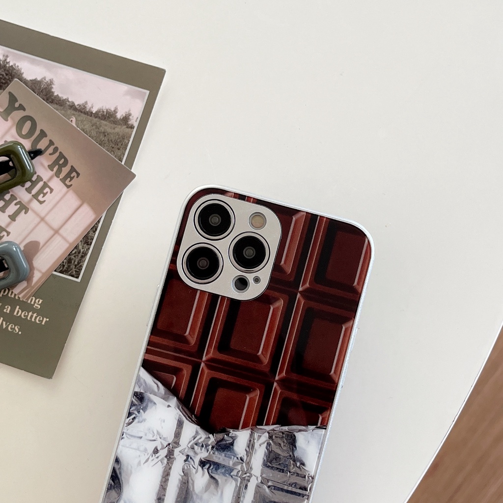 Ốp Điện Thoại TPU Dẻo Màu Bạc Thời Trang Chống Rơi Cho iPhone 14 13 12 11 PRO MAX