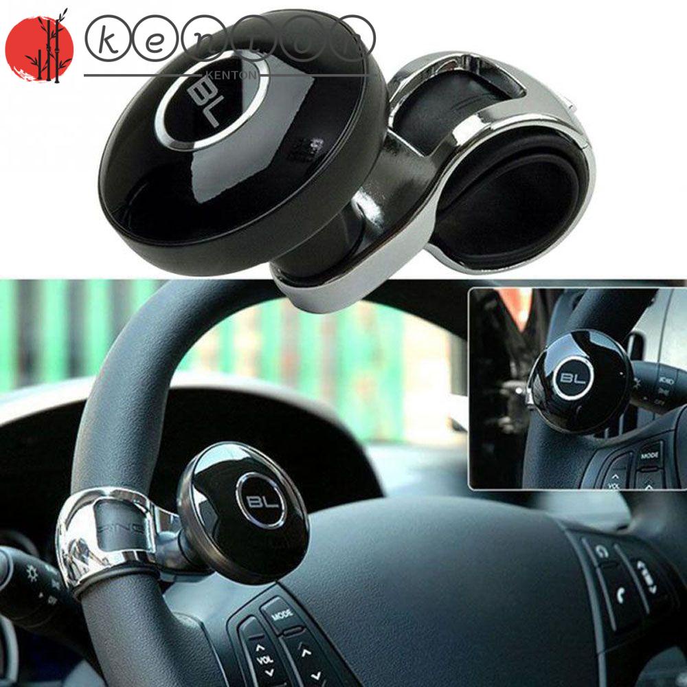 Nút xoay gắn vô lăng xe hơi bằng kim loại chống trượt thông dụng tiện lợi