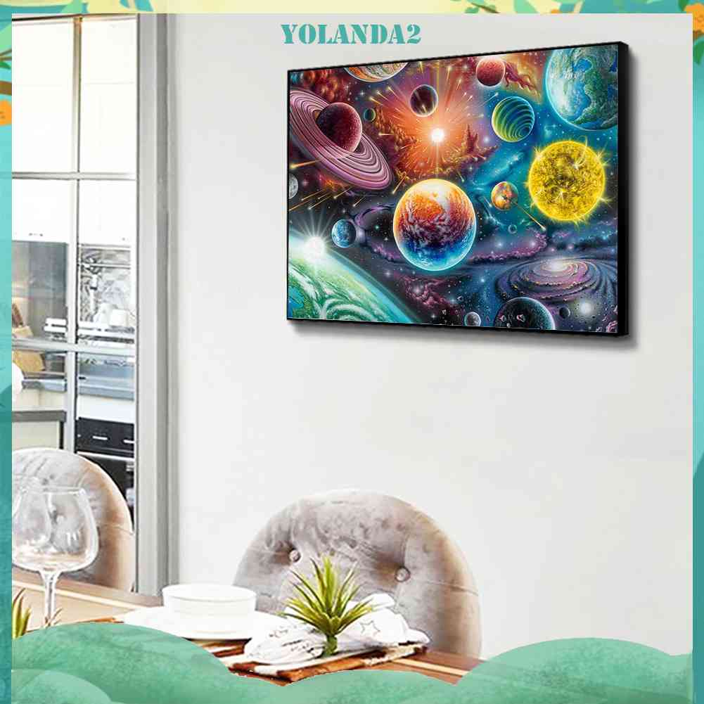 Bộ Tranh Đính Đá 5D Họa Tiết Bầu Trời Đầy Sao Độc Đáo DIY Dùng Trang Trí