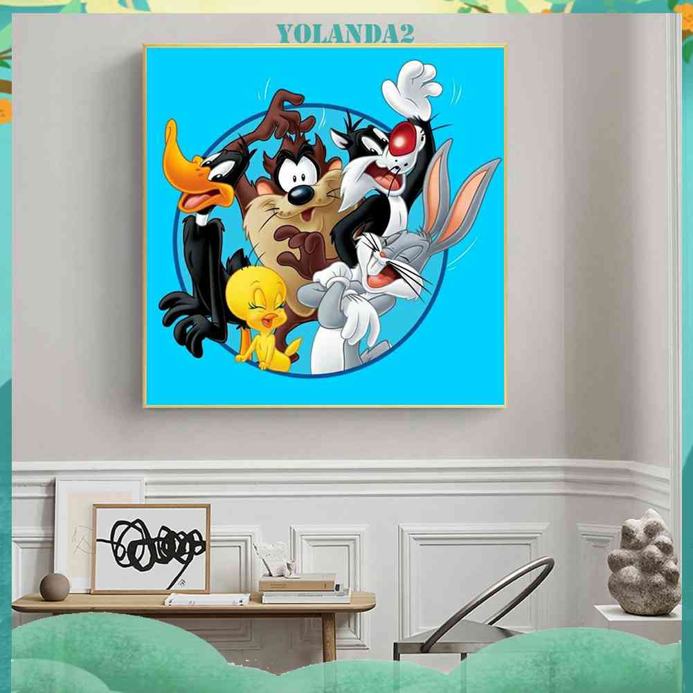 Tranh Đính Đá Kim Cương Toàn Bộ 5D DIY Hình Vẽ Bọ Rùa