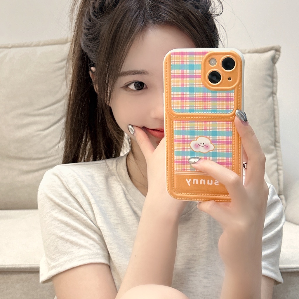 Ốp Điện Thoại TPU Dẻo Họa Tiết Hoạt Hình Đám Mây Dễ Thương Chống Rơi Cho iPhone11 12 13 14 Pro Max