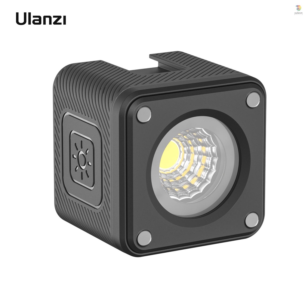 Đèn Lặn Biển Ulanzi L2 COB Mini IP68 5500K 4 Cấp Độ Sáng Tích Hợp Pin Từ Tính Chống Thấm Nước Thiết Kế Bằng Silicon
