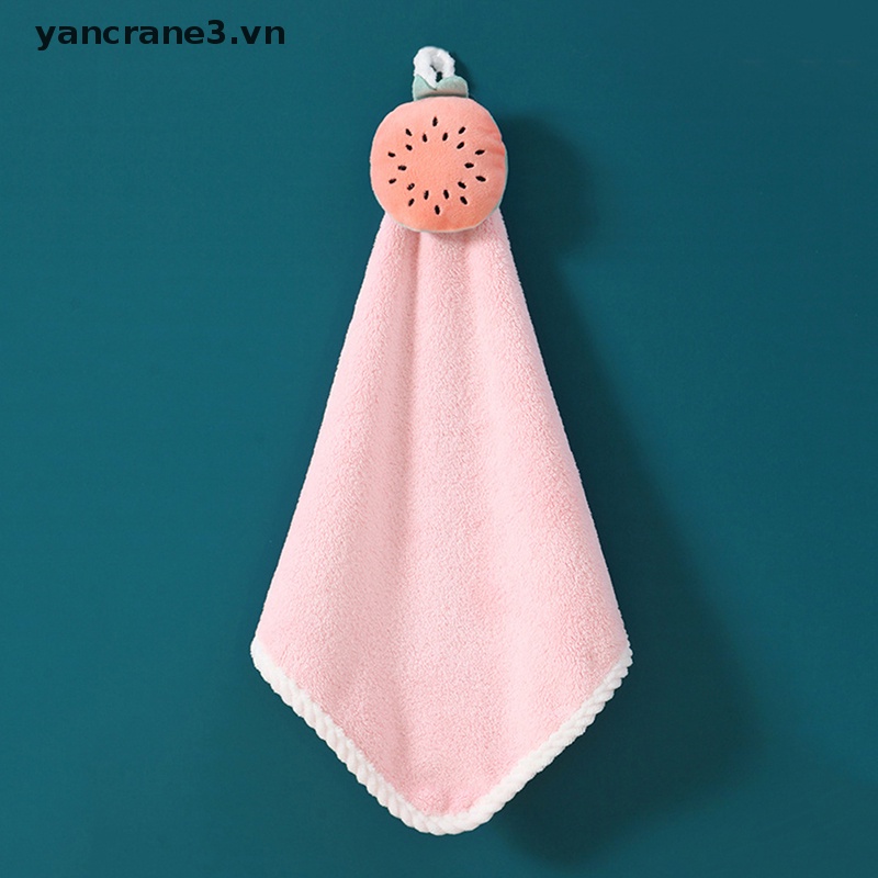 Khăn Lau Tay Vải Nhung San Hô Mềm Mại Thấm Hút Tốt 30 * 30cm {yancrane3.vn}
