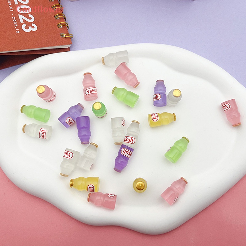 Bộ 2 Chai Nước Uống Yakult Mini Bằng Nhựa Phát Quang Cho Bảng Điều Khiển Xe Hơi Mới