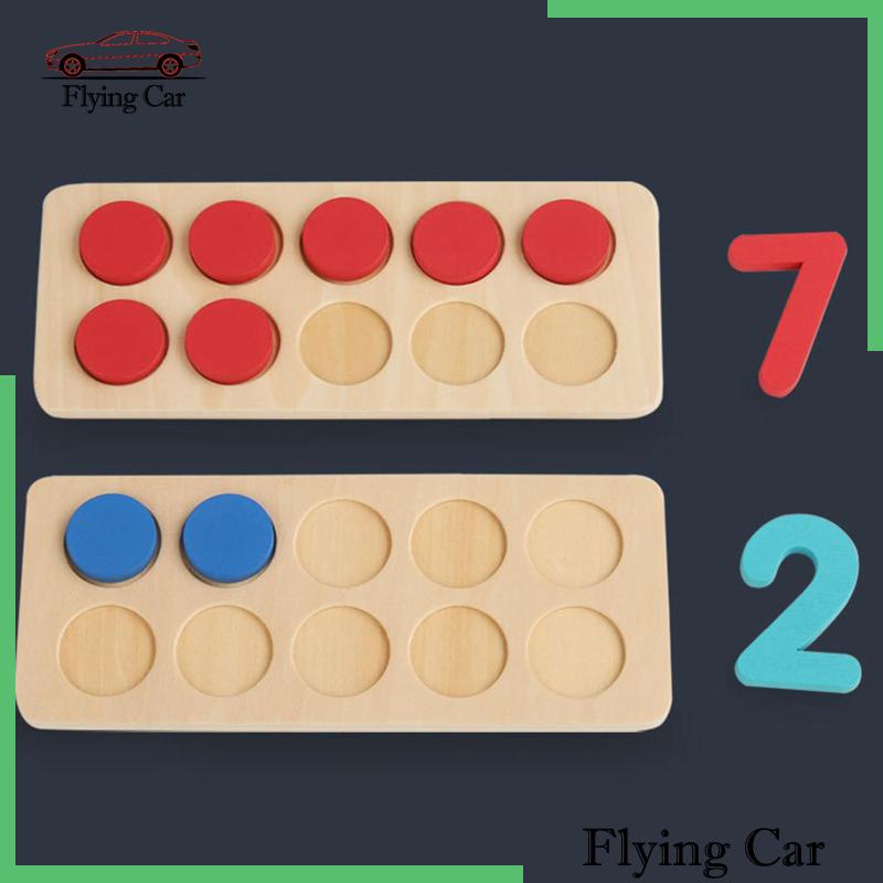 Bộ Đồ Chơi Đếm Số Bằng Gỗ Lzdjfmy2 Cho Trẻ Mẫu Giáo 3 Tuổi