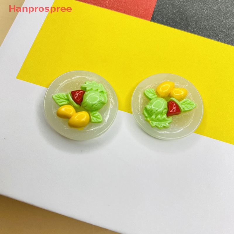 Hanprospree > Set 10 Đĩa Nhựa Dạ Quang Phát Sáng Với Kẹp Tóc Hình Trái Cây Cho Sổ Lưu Niệm DIY