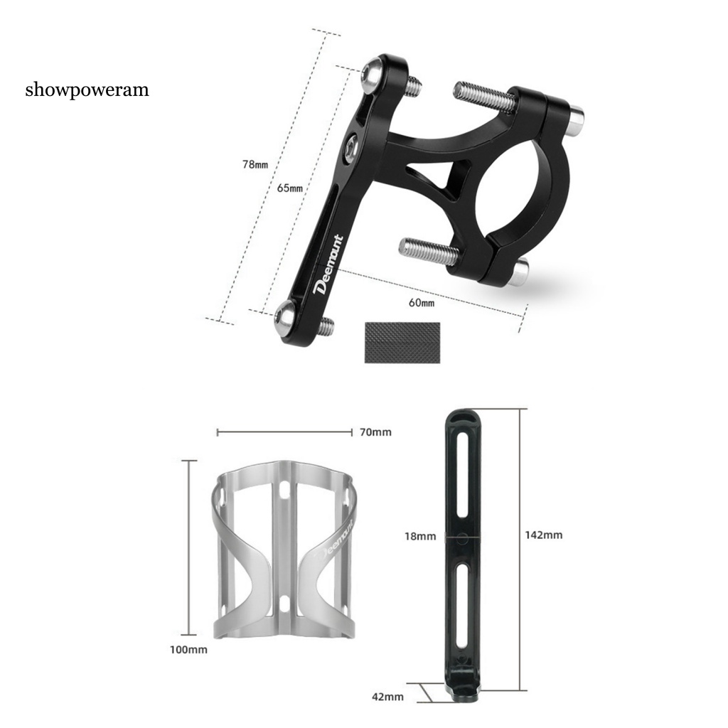 1 Bộ Giá Đỡ Bình Nước Bằng Hợp Kim Nhôm Chịu Lực Cao Cho Xe Đạp