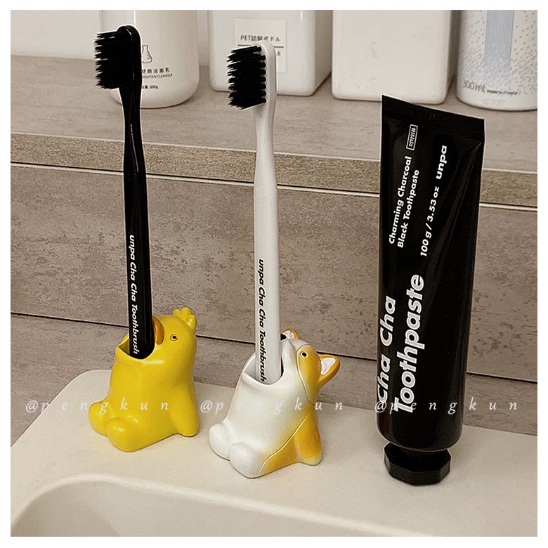 Giá Đỡ Bàn Chải Đánh Răng / Bút Hình Động Vật Hoạt Hình Sáng Tạo Trang Trí Phòng Tắm