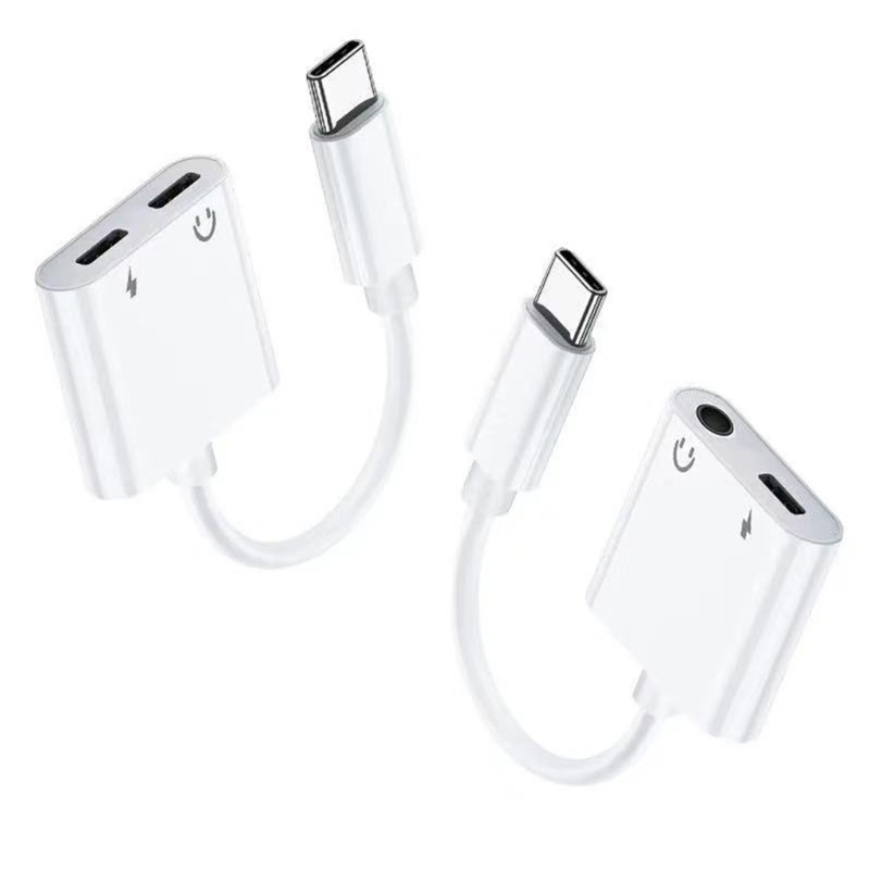 Bộ Chia Cổng USB Type C 2 Trong 1 Cho Giắc Cắm Tai Nghe 3.5mm