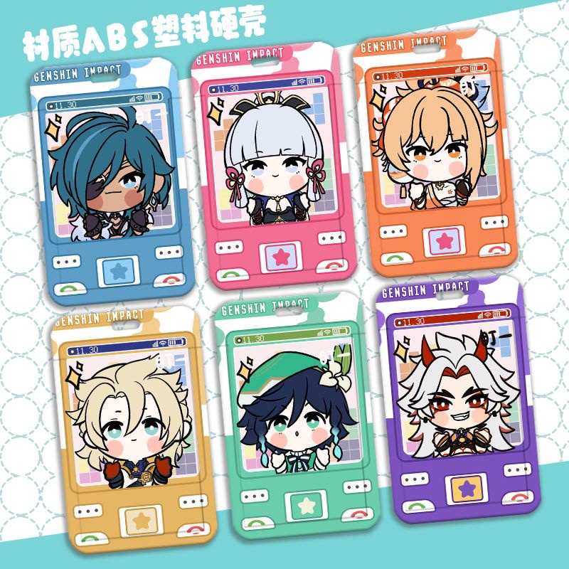 Ốp Điện Thoại Họa Tiết Hoạt Hình Anime Genshin Va Chạm Ganyu / Scaramouche / Xiao DIY Cho Học Sinh