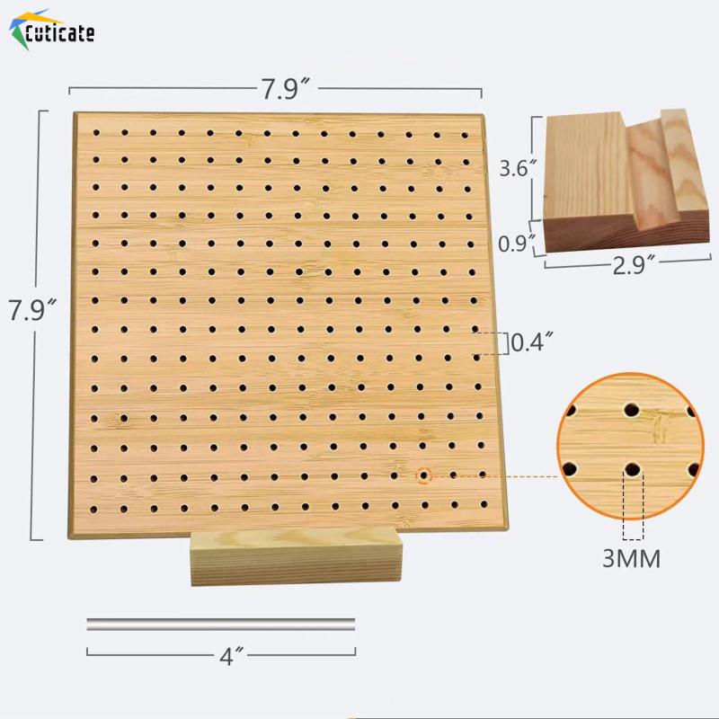 Bảng Chặn Kim Móc Bằng Gỗ 8 Inches