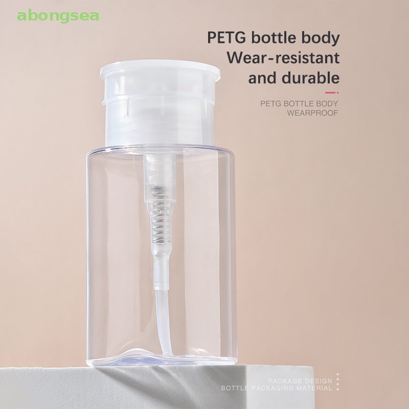 Chai Nhựa Rỗng Đựng Dung Dịch Tẩy Sơn Móng Tay 100ml 200ml Du Lịch Tiện Lợi