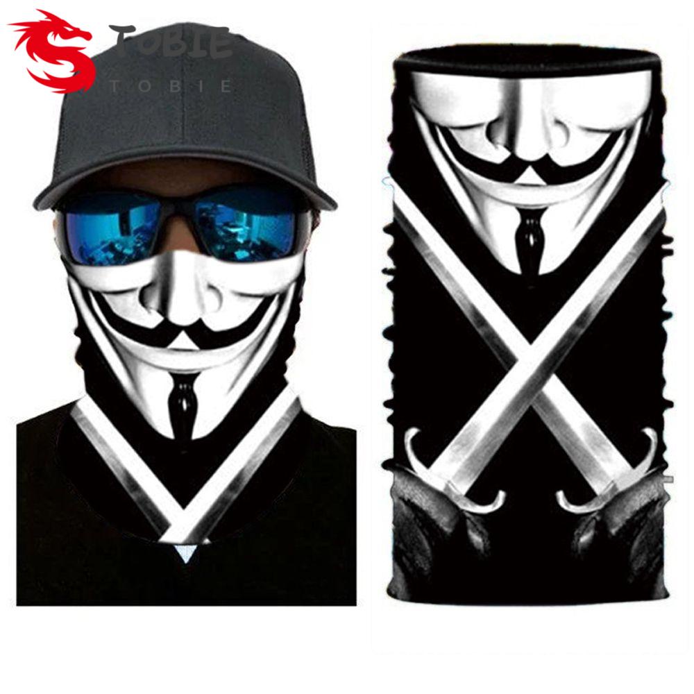 Khẩu Trang Che Mặt Và Cổ Chống Gió Ma Thuật Không Đường May Dùng Khi Đạp Xe / Trượt Tuyết Ngoài Trời