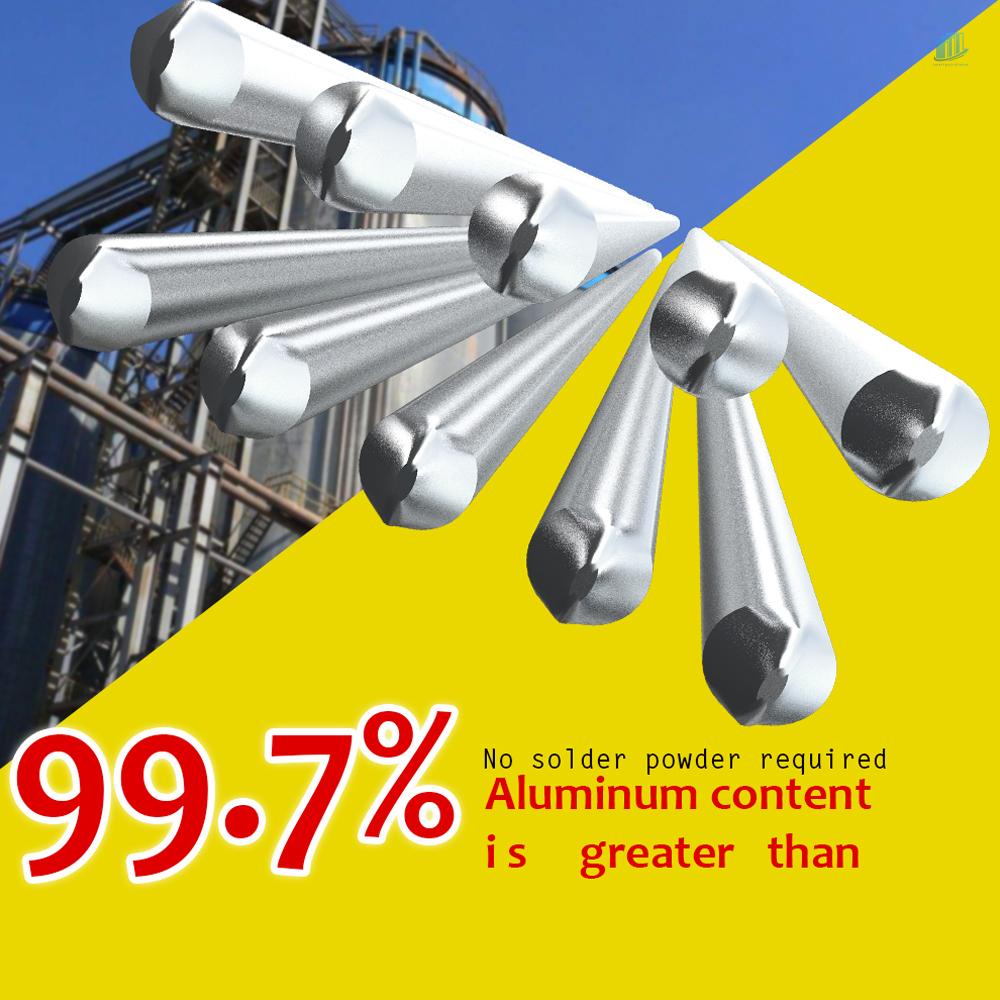 Set 10 Que Hàn Lõi Nhôm Nhiệt Độ Thấp 2.4mm * 230mm Al-Mg Chuyên Dụng