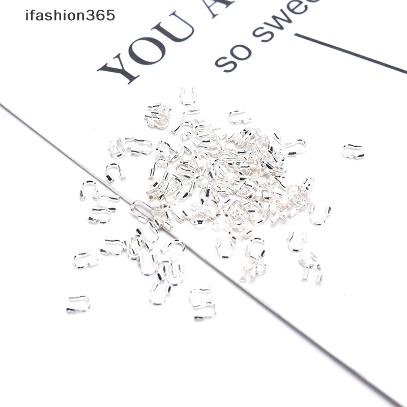 Set 100 Kẹp Chữ U Chuyên Dụng Cho Nối Dây Làm Trang Sức DIY