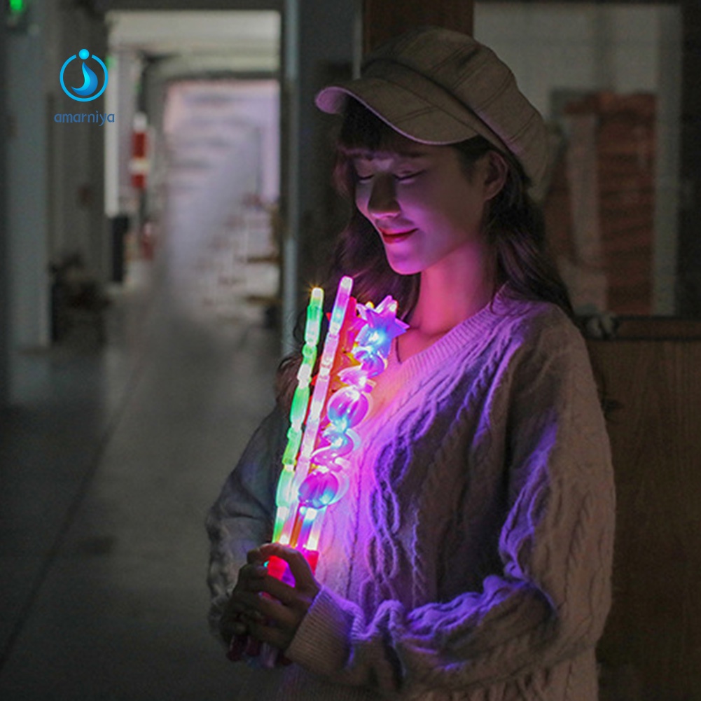 Gậy Phép Thuật Có Đèn LED Phát Sáng Phong Cách 2020 Cho Bé