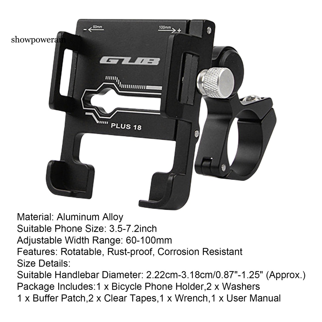 1 Bộ Giá Đỡ Điện Thoại Bằng Hợp Kim Nhôm Siêu Nhẹ Tiện Dụng Cho Xe Đạp MTB