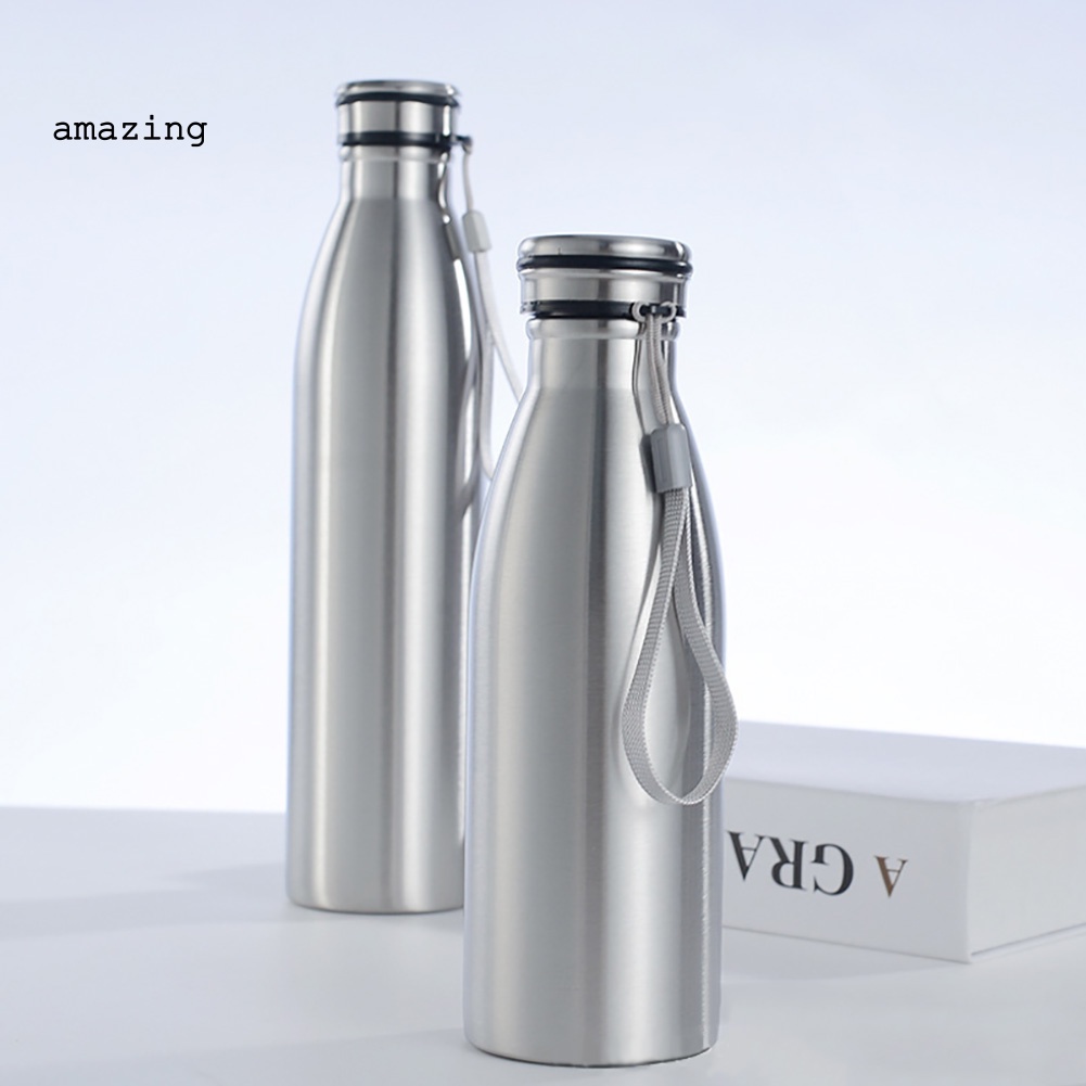 Bình Nước Thể Thao Dung Tích Lớn 650 / 1000ml Bằng Thép Không Gỉ