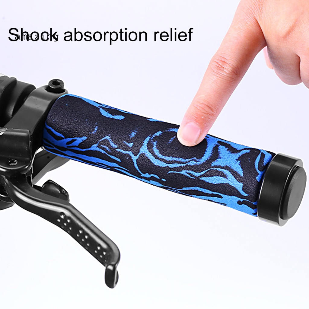 Set 2 Vỏ Bọc Tay Lái Xe Đạp Họa Tiết Rằn Ri Hấp Thụ Sốc