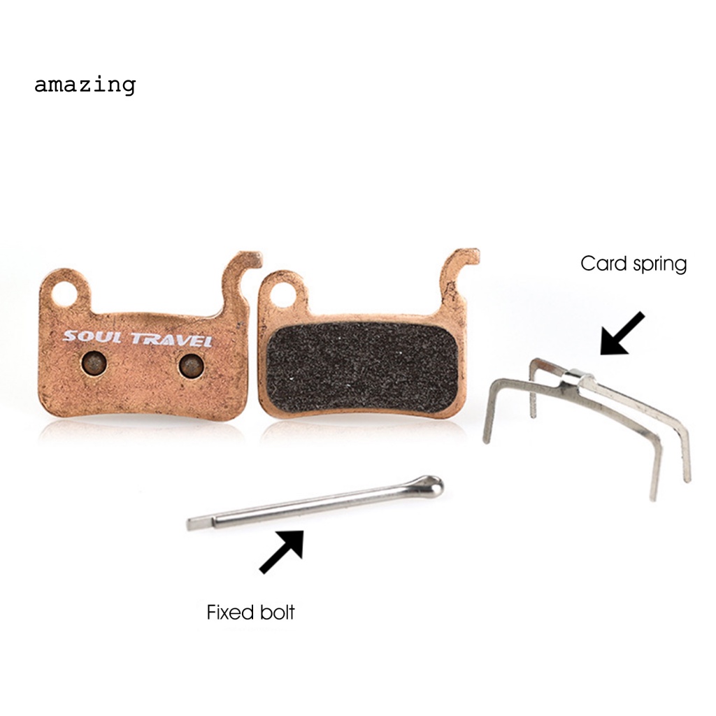 1 Bộ Má Phanh Đĩa Màu Vàng Cho Xe Đạp