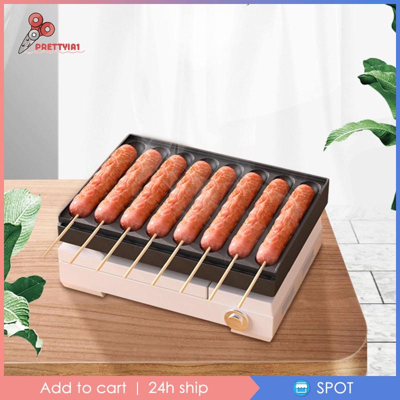 1 Dụng Cụ Làm Xúc Xích 8 Ngăn Chống Dính DIY Dành Cho Nhà Bếp