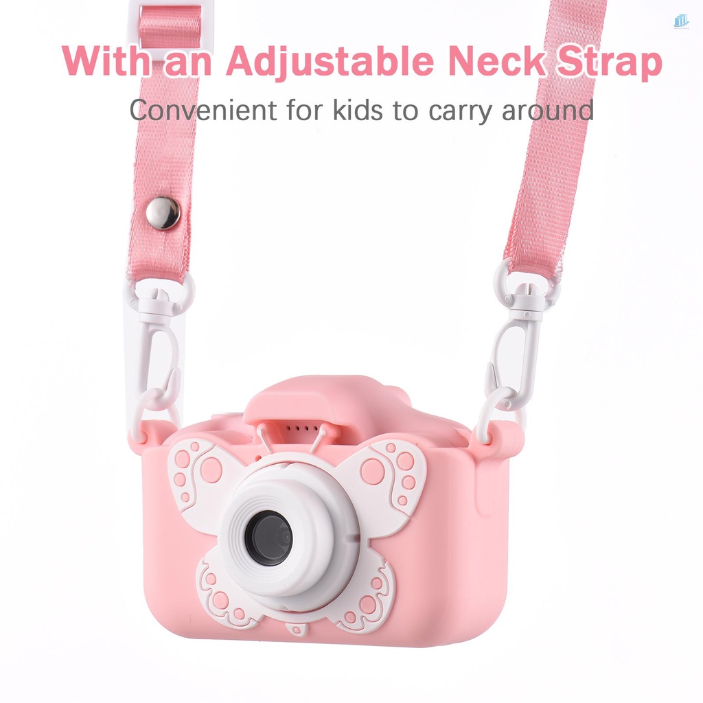 Camera Kỹ Thuật Số X7 Mini 1080P Màn Hình Kép 20MP 2.0 Inch IPS Tích Hợp Pin 32GB Dễ Thương Cho Trẻ Em