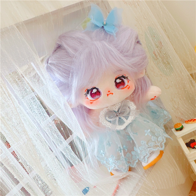 Búp Bê Nhồi Bông Cotton 20cm Xinh Xắn Dễ Thương