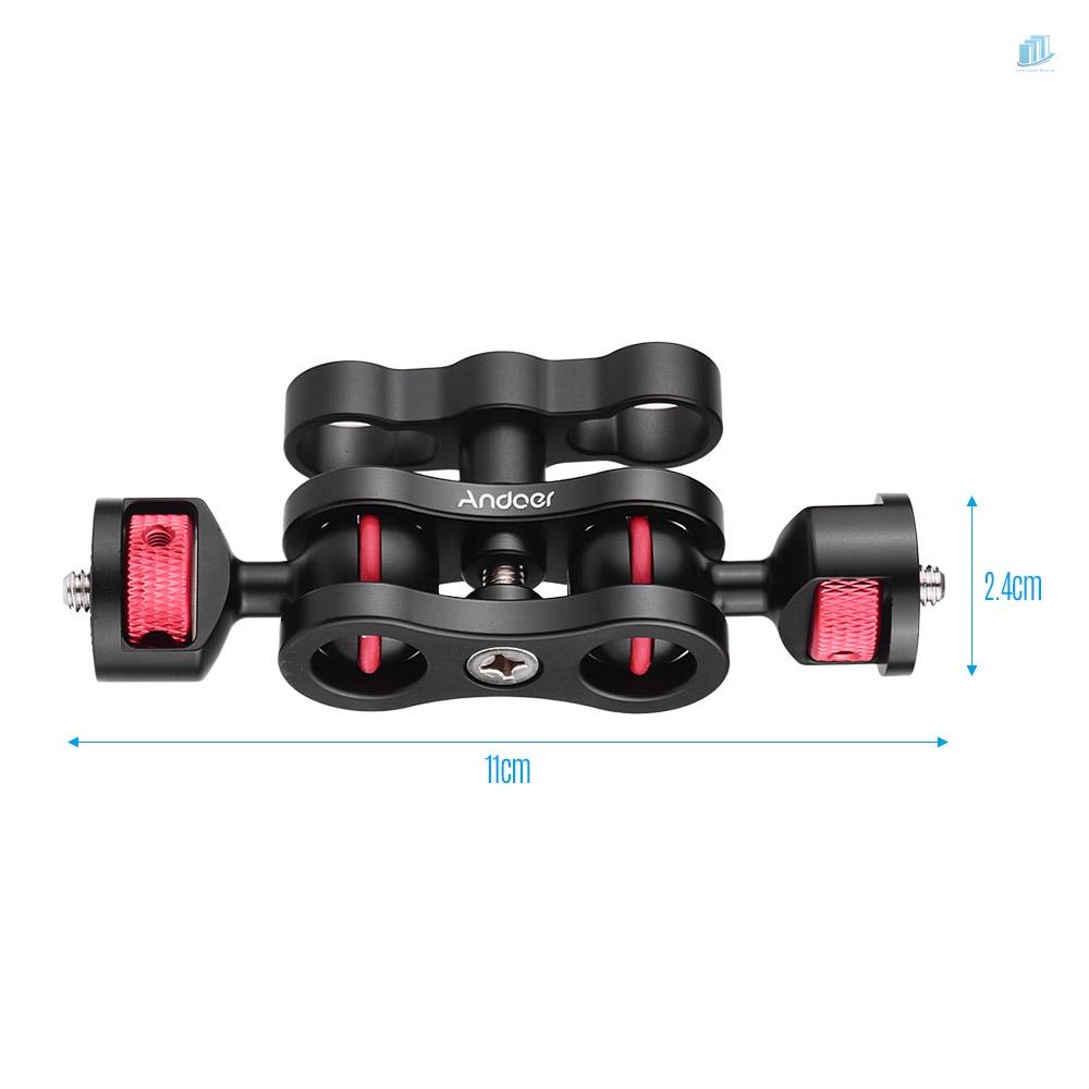 ANDOER Dụng Cụ Kẹp Đầu Bi Bằng Hợp Kim Nhôm 360 Độ 3060 Độ Đa Ứng Dụng° Bộ Đồ Chơi Xoay Tròn 4 Inch 18 Inch Độc Đáo Thú Vị