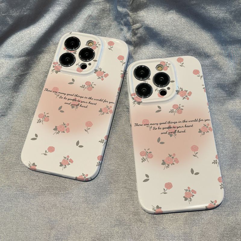 Ốp Điện Thoại In Họa Tiết Hoa Hồng Cổ Điển Cho Iphone 14 7 / / 1213 Xr xs8plus / 11 / 8MHA