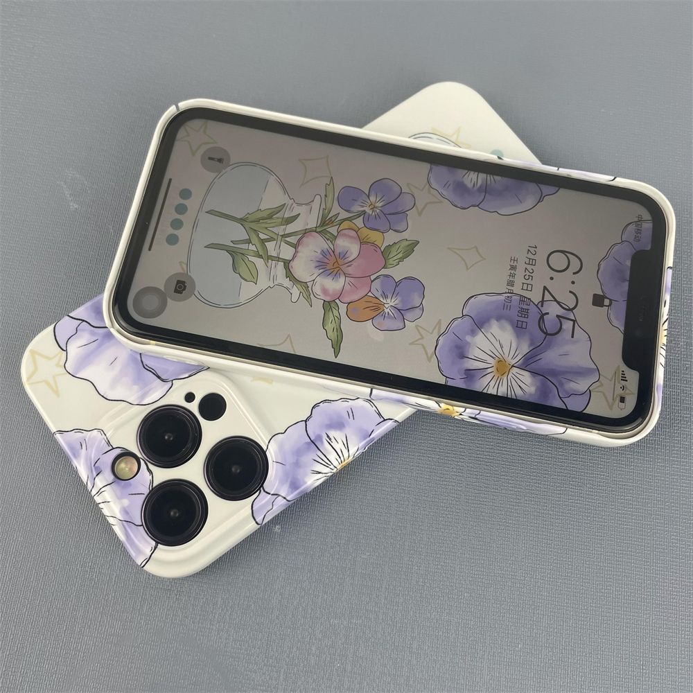 Ốp Điện Thoại / max 813plus Film 7 ATMP Lỗ Mảnh Sáng Bóng Bảo Vệ Toàn Diện Phong Cách Ins Ins Cho iPhone1114pro