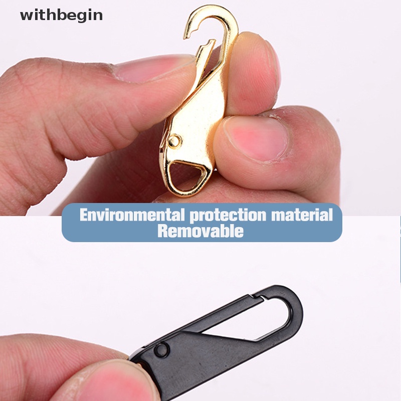 Bộ 2 Dụng Cụ May Vá Thủ Công Bằng Kim Loại Có Khóa Kéo