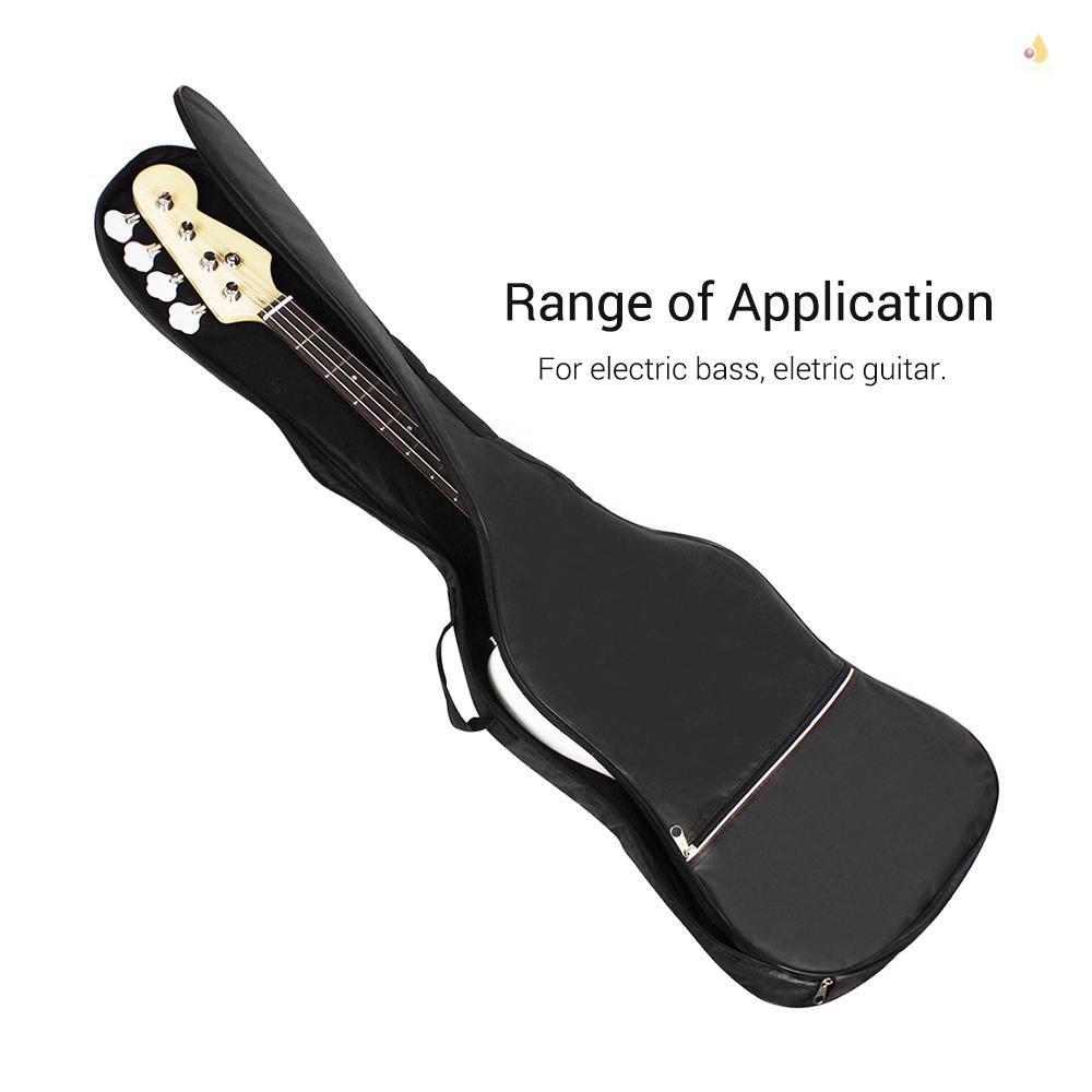 Túi Đựng Đàn Guitar Điện Có Đệm 20mm Màu Đen