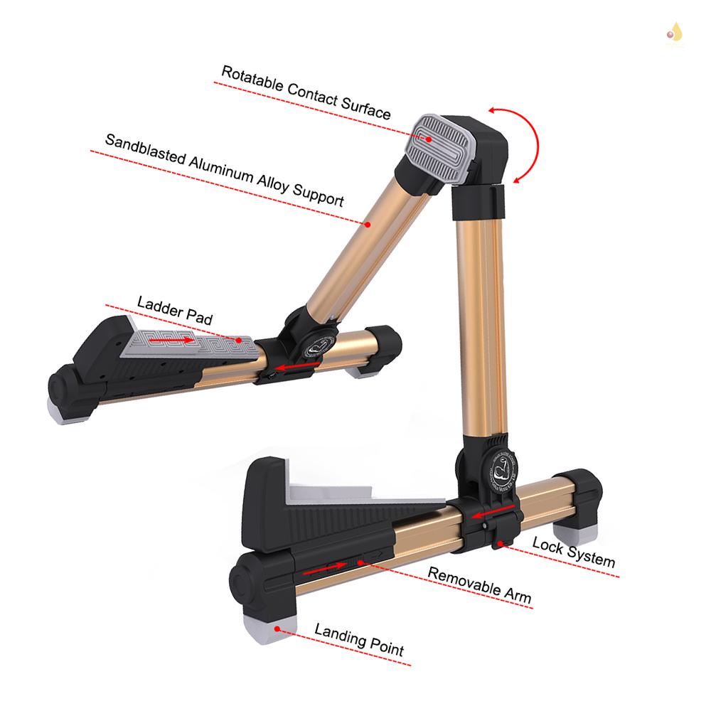 Giá Đỡ Đàn Guitar Chữ A Bằng Hợp Kim Nhôm Có Thể Điều Chỉnh Tiện Dụng