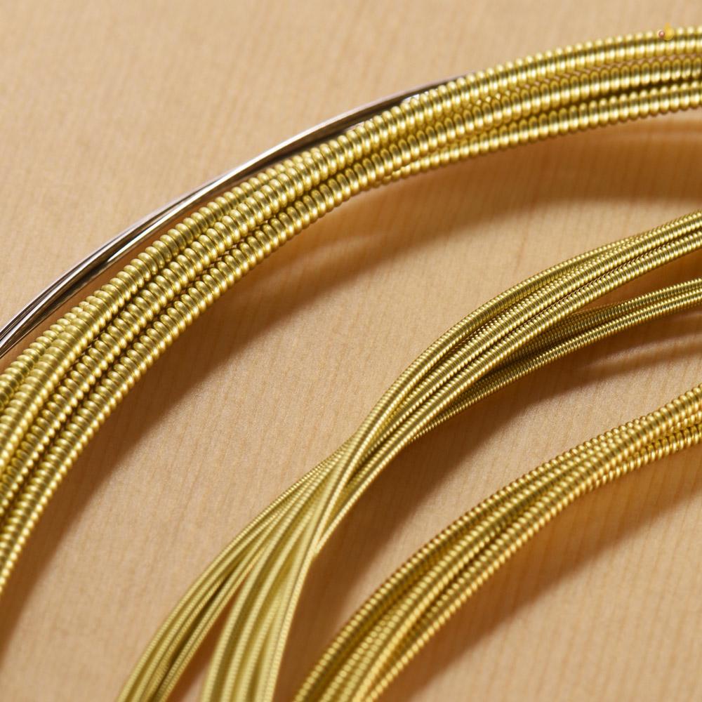 Set 6 Dây Đàn Alice A406 Lõi Bằng Thép Không Gỉ Mạ Hợp Kim Đồng Siêu Nhẹ (. 011-.052)