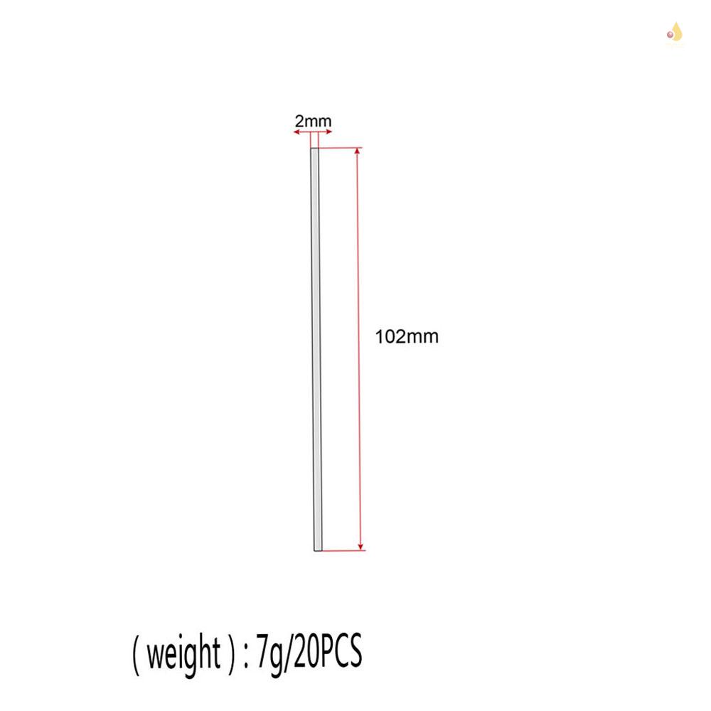 Set 10 Miếng Gỗ Đánh Dấu Vị Trí Đàn Guitar Bass Màu Trắng Đen 102 * 2mm Kèm 10 Tấm Bảng Đen