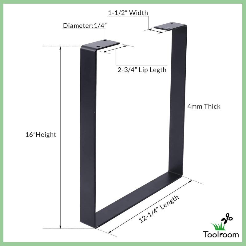 Bộ 2 Chân Bàn DIY Hình Thang Chuyên Dụng Cho Trang Trí Bàn Cà Phê