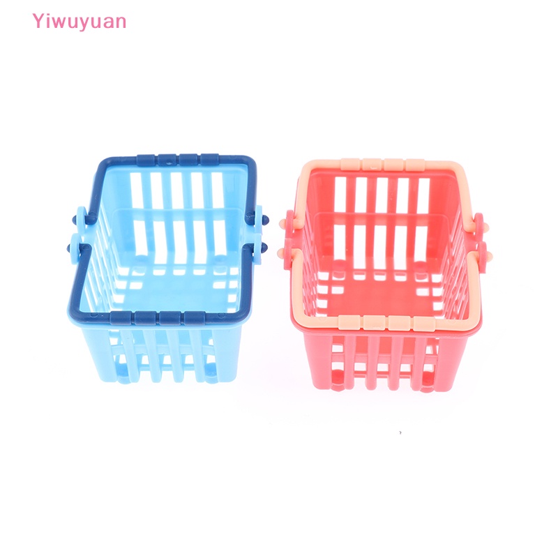 < Yiwuyuan > Giỏ Mua Sắm Đồ Chơi Mini Cho Nhà Búp Bê Mới