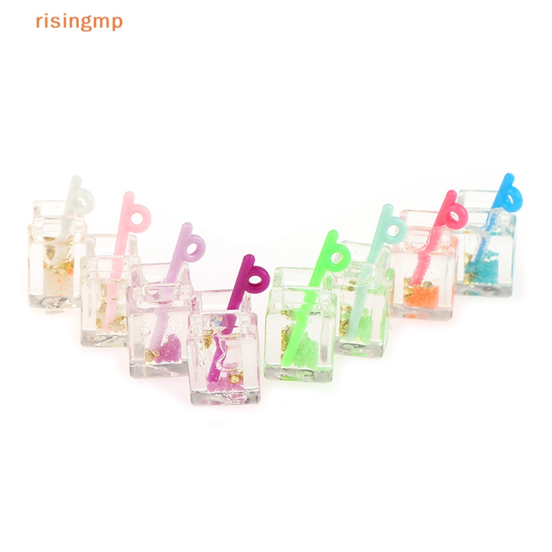 Bộ 2 / 10 Ống Hút Mini Bằng Nhựa Phát Quang Dùng Làm Trang Sức DIY