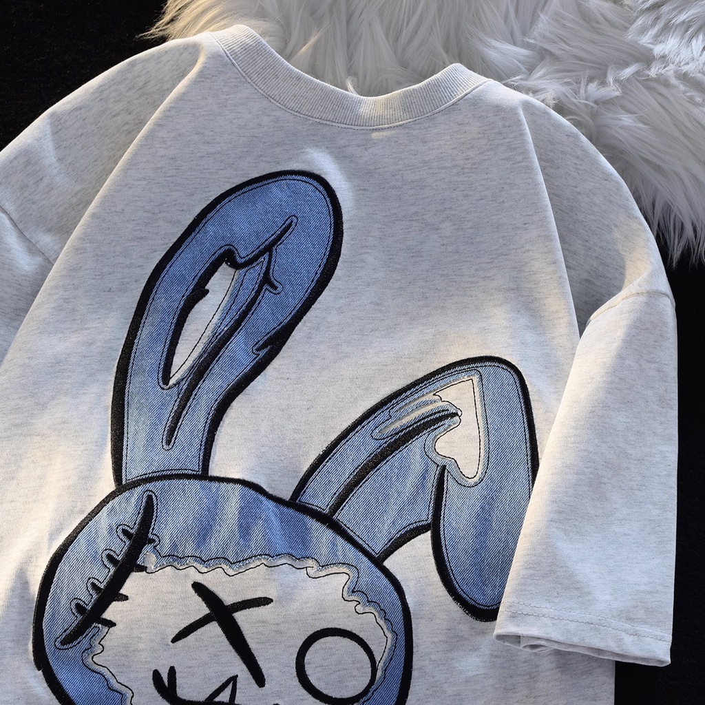 Áo Thun Cotton Tay Ngắn In Hình Đồ Họa Phong Cách Hàn Quốc Mẫu Mới 2023 Thời Trang Cho Nữ