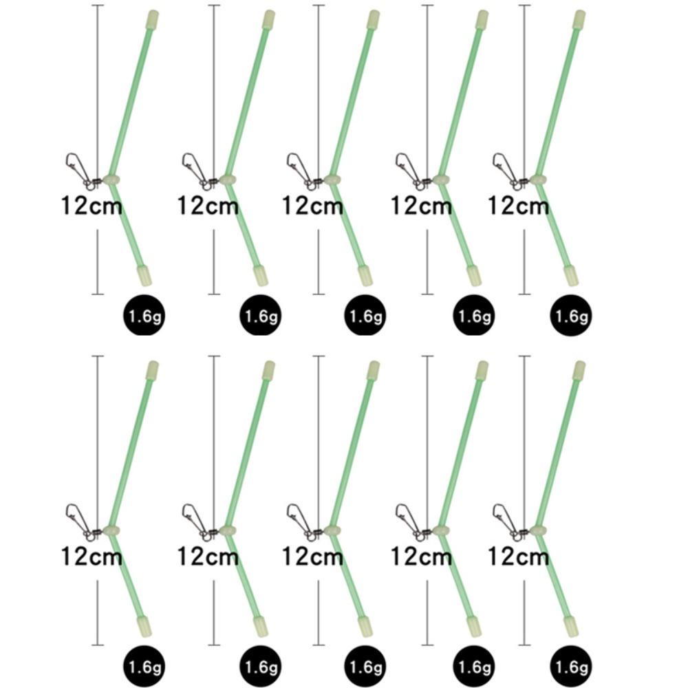 Malcolm Booms Dụng Cụ Câu Cá Thiết Kế Rỗng Với Khớp Nối Cân Bằng Dạ Quang Bằng Nhựa Màu Xanh Lá