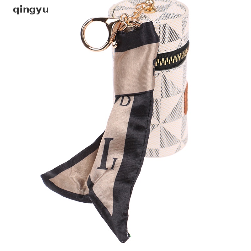 Móc Khóa Da Hình Xô Đựng Son Môi / Túi Xách Độc Đáo