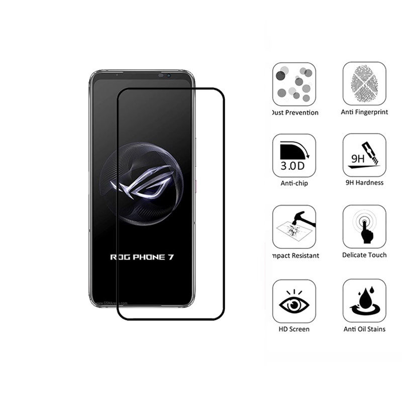 Cường lực Asus ROG Phone 7 5 6 3 4 2 7 5s Pro Ultimate Kính Cường Lực Bảo Vệ Màn Hình Cho Asus ROG Phone 5 6 3 4 2 7 5s Pro Ultimate Asus Zenfone 9