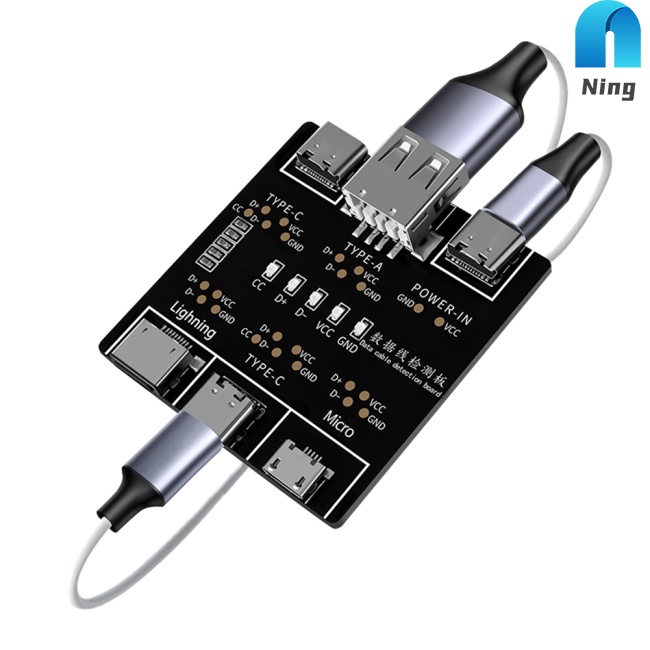 Bảng Mạch Kiểm Tra Cáp Dữ Liệu Nhanh Tương Thích Với Iphone Android Usb Type C