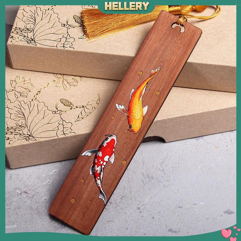 Thẻ Đánh Dấu Trang Sách Bằng Gỗ Phối Tua Rua Độc Đáo Trang Trí Lễ Tốt Nghiệp / Văn