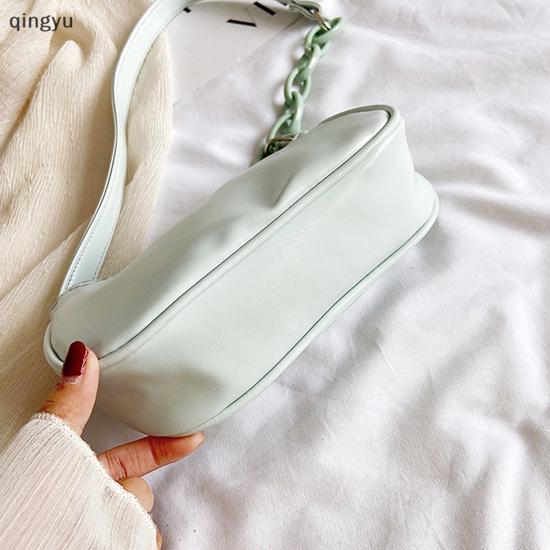 Qingyu Túi Xách Tote Đeo Vai Họa Tiết Cổ Điển Thanh Lịch Thời Trang Cho Nữ