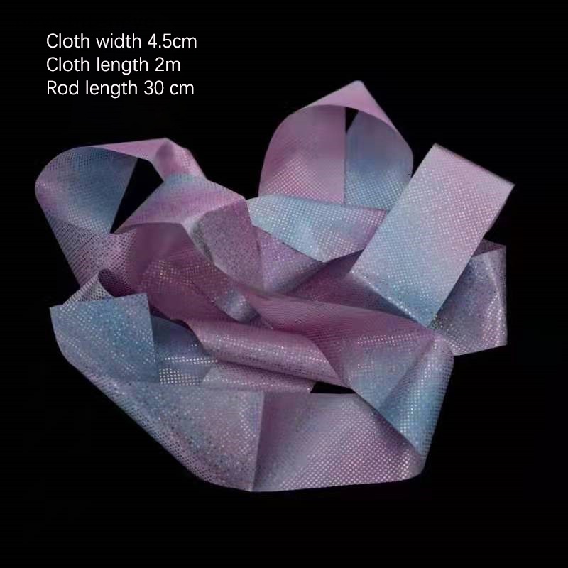 Dây Ruy Băng Lấp Lánh 2M / 4M Dùng Làm Phụ Kiện Biểu Diễn Múa Ba Lê Cho Bé