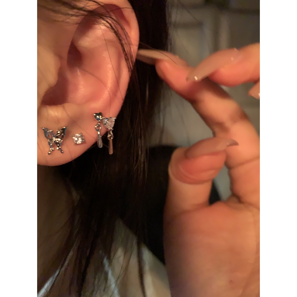 Bông Tai Hình Bướm Phong Cách Hàn Quốc Thời Trang Cho Nữ