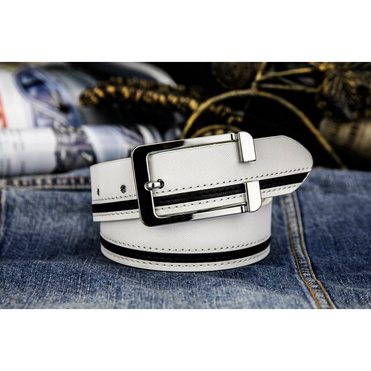 Thắt Lưng Da Bò Có Khóa Gài Thời Trang Hàn Quốc Cho Nam jf5146